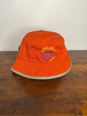 Britney Spears 'Oops!...I Did It Again' Orange Bucket Hat VINTAGE